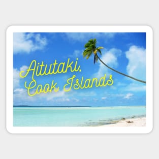 Aitutaki Cook Islands Sticker